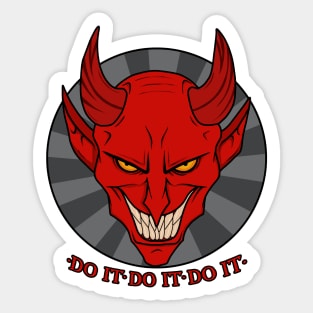 The Devil - Do it do it do it Sticker